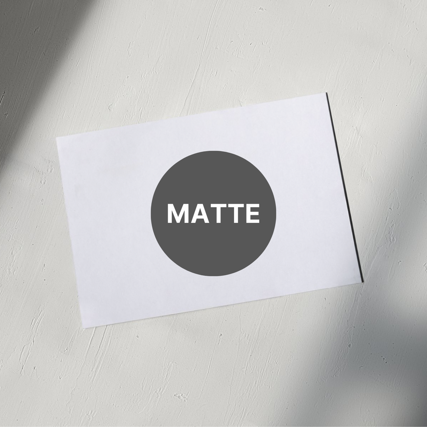 Custom Printing on Matte Paper