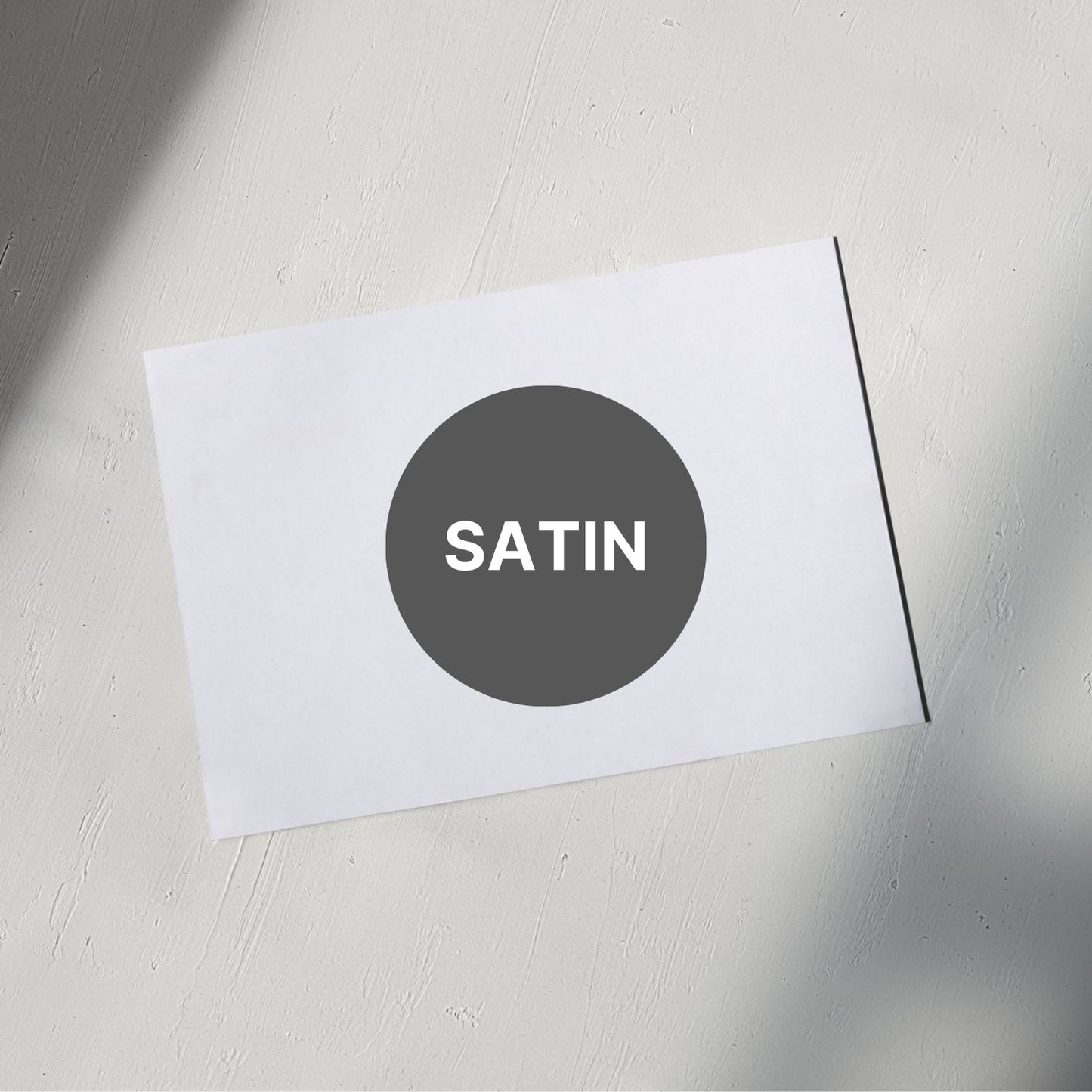 Custom Printing on Satin Paper